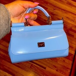 New with dustbag and box dolce and gabbana Sicily blue bag
